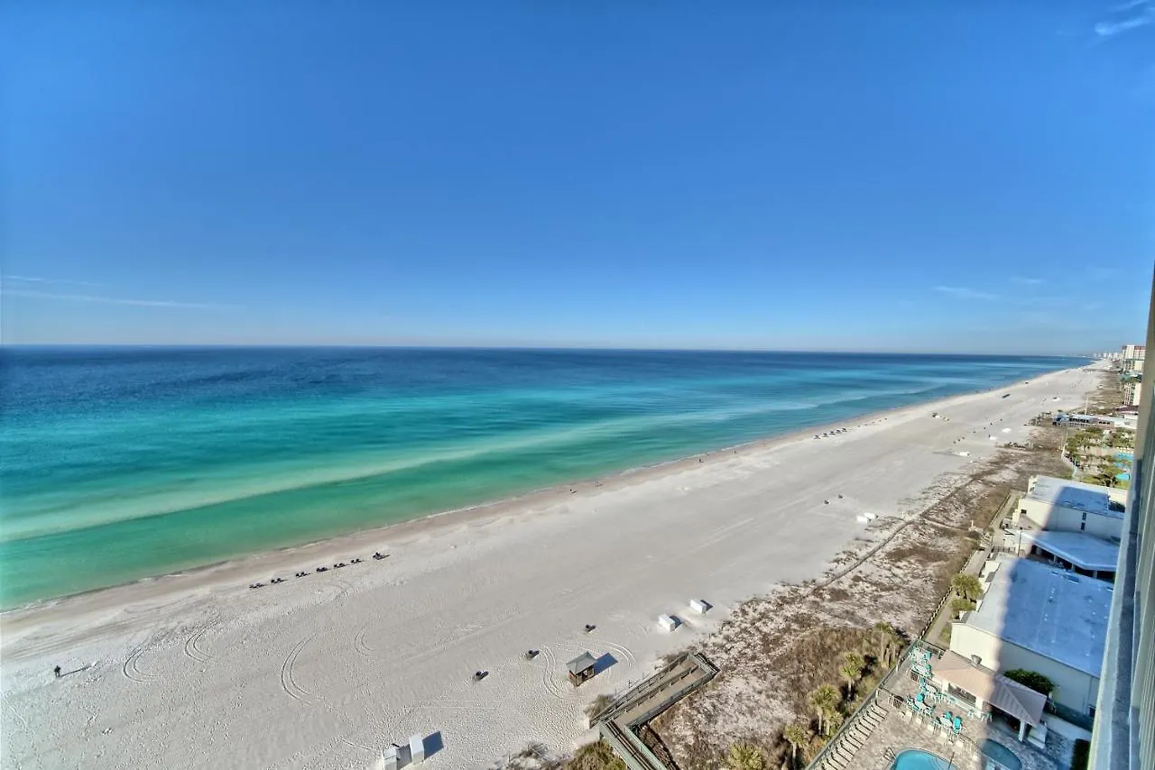 Cozy Oceanfront Condo With Beachside Pool - Unit 1602 Panama City Beach Apartment